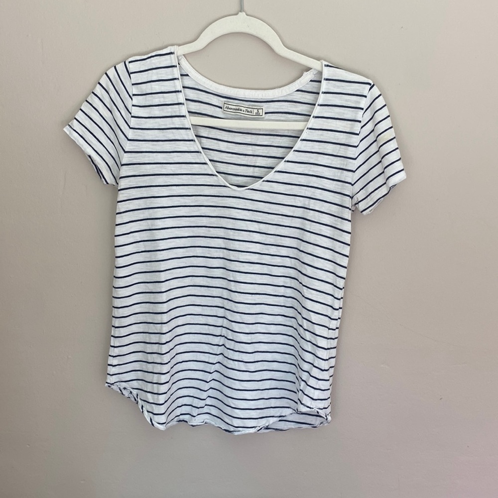 Abercrombie size small striped t shirt